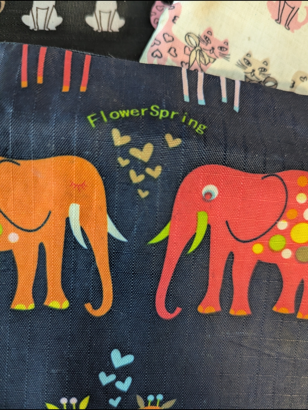 Set Of Three Travel Animal Theme Zip Pouches, LeSportsac, ProSports - Picture 6 of 11